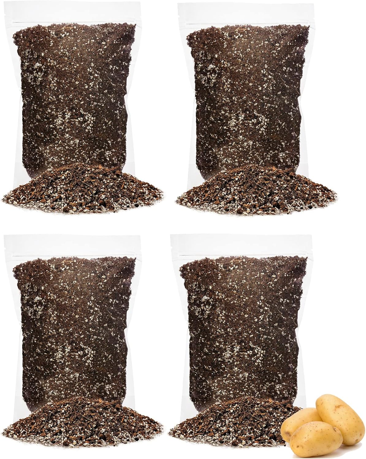 GARDENERA Premium Organic Potting Soil for Healthy Potatoes