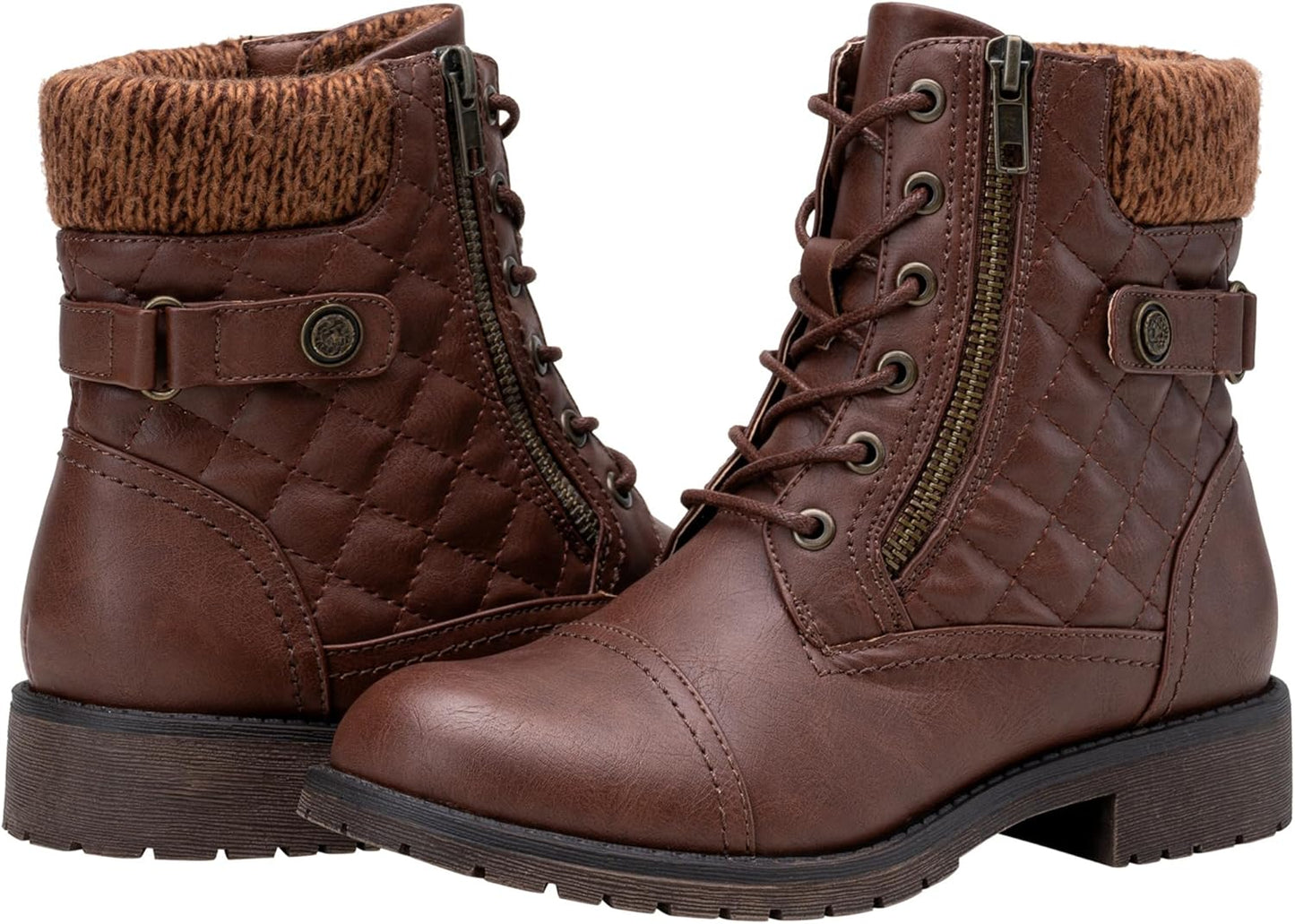 Vepose Women's 903 Combat Ankle Boots for Stylish Comfort