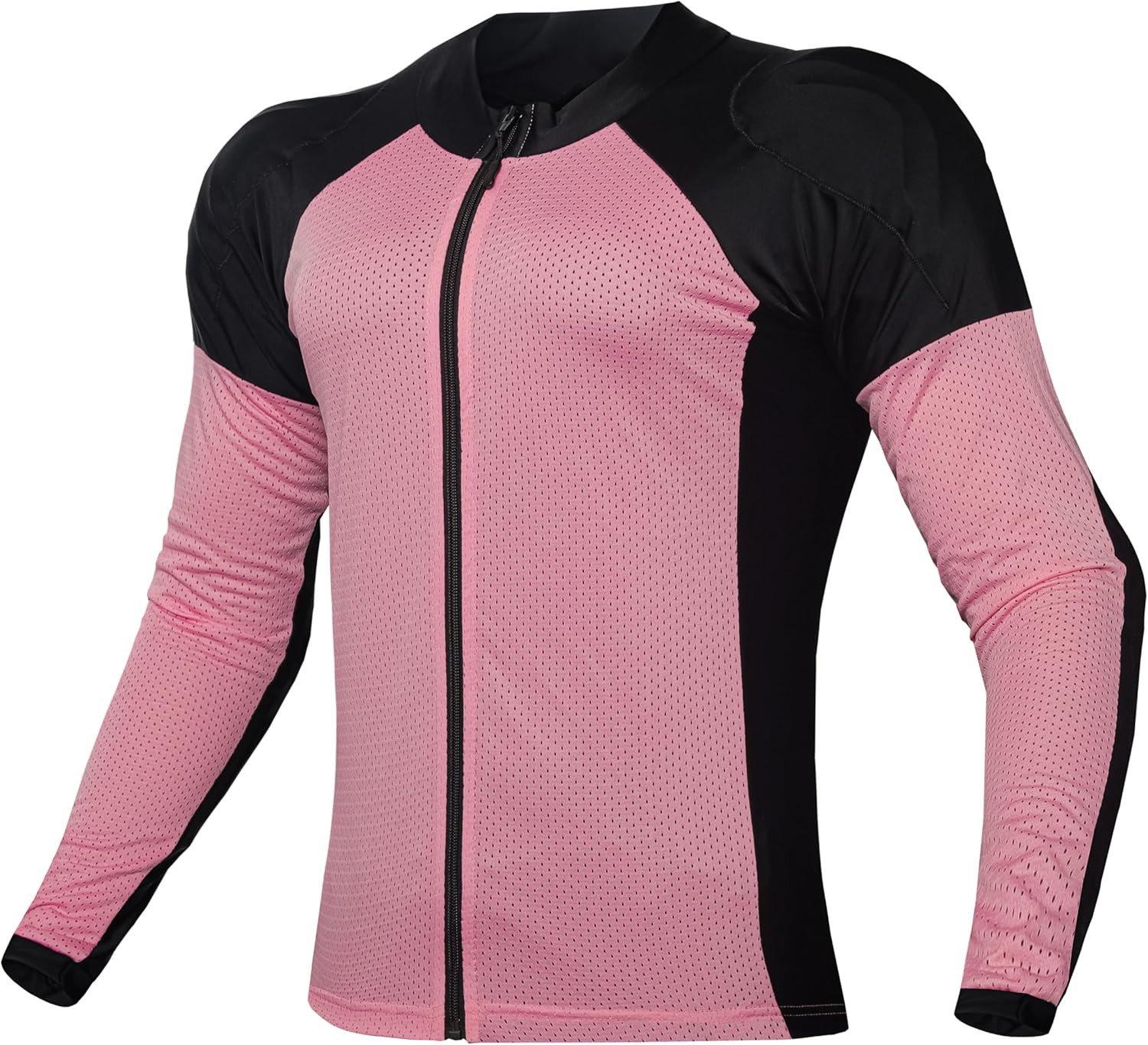 WICKED STOCK Mesh Armored Motorcycle Shirt for Summer Riding