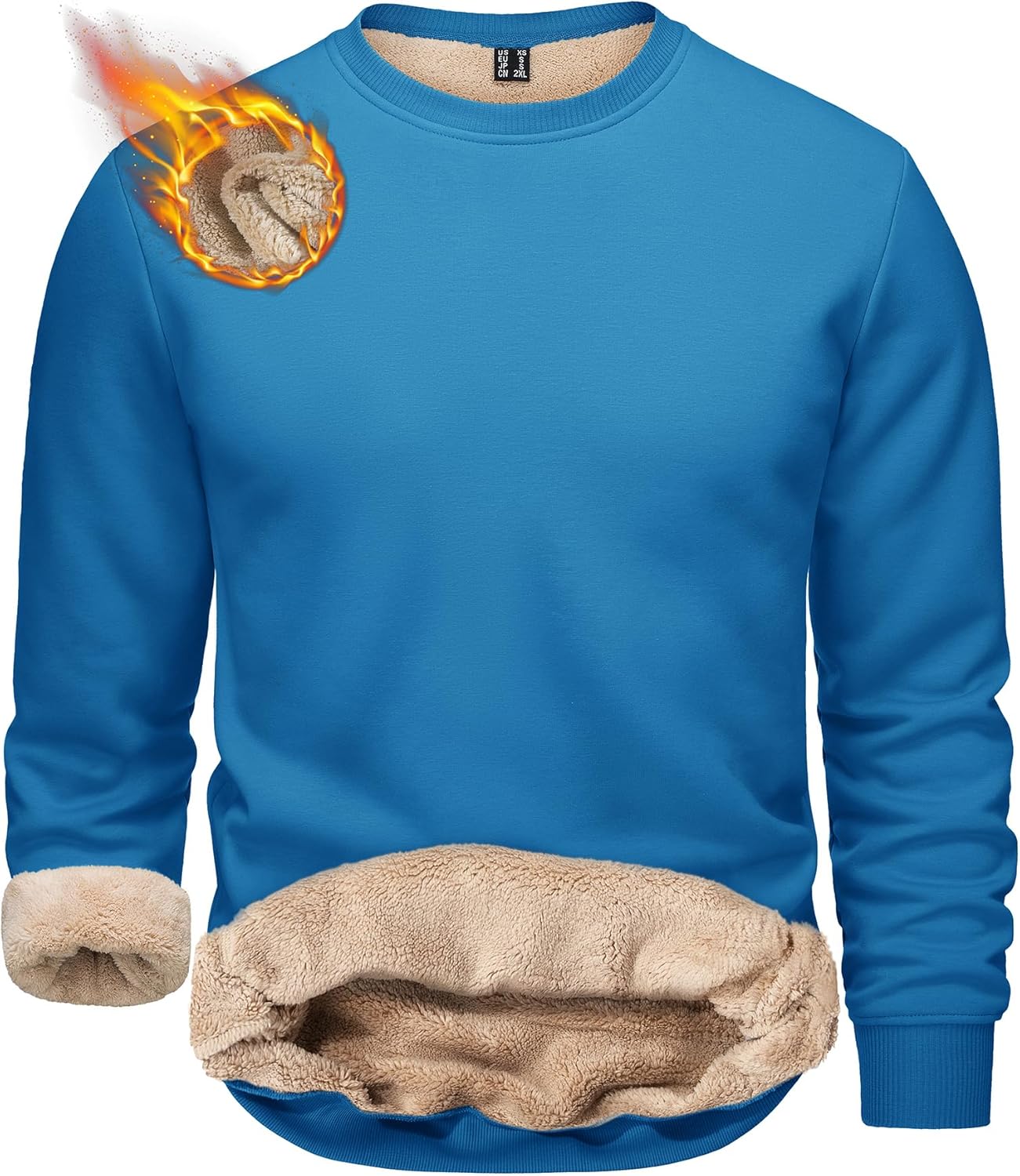 TACVASEN Men's Crewneck Sweatshirt for Ultimate Warmth and Comfort