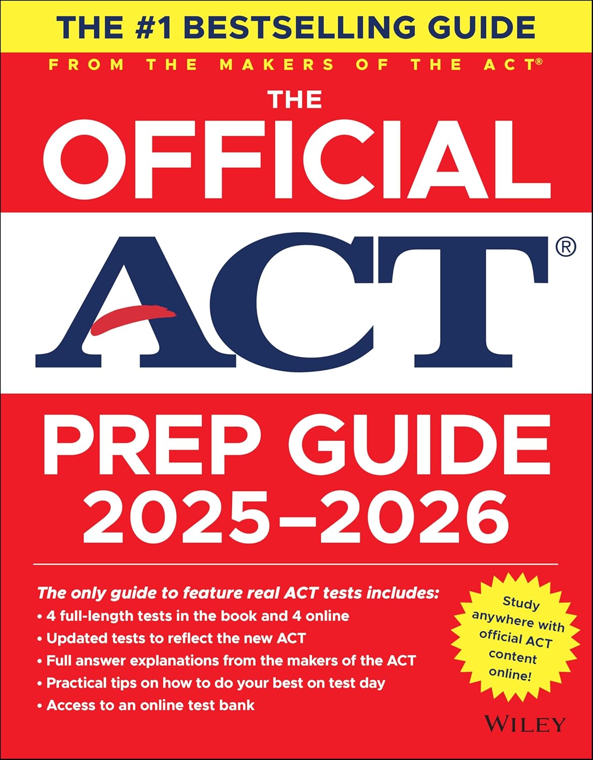 The Official ACT Prep Guide 2025 - 2026: Comprehensive Study Tool