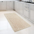 FLOLEOPA Soft Plush Microfiber Bath Rug - Absorbent, Non-Skid Mat