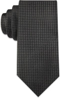 Calvin Klein Men's Indigo Houndstooth Necktie - Classic Silk Blend