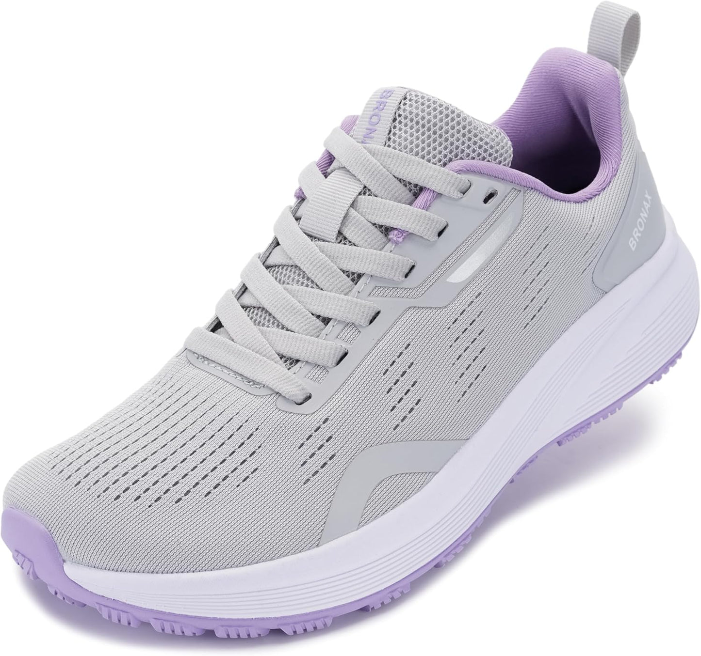 BRONAX Women's Wide Toe Box Road Running Shoes for Comfort
