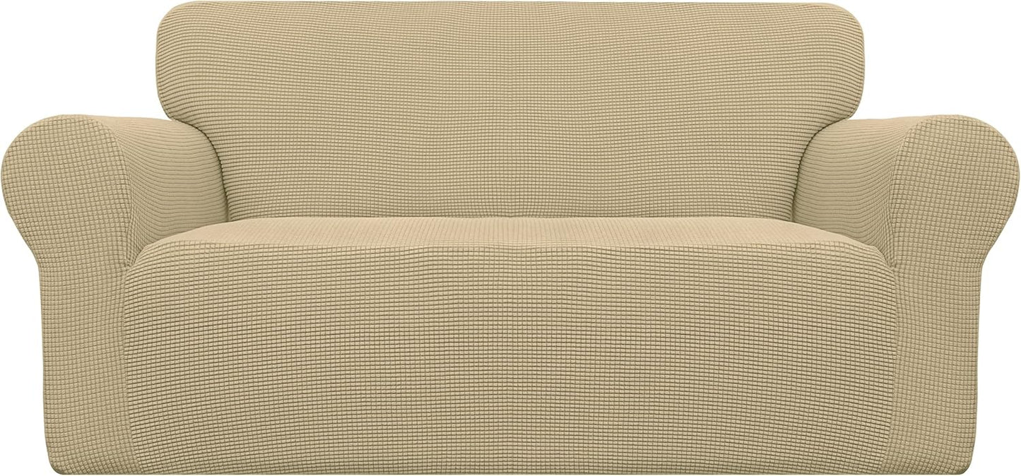 Easy-Going Stretch Oversized Loveseat Slipcover for Protection