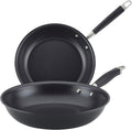 Anolon Advanced Home Hard-Anodized Nonstick Skillet Set - Even Heating