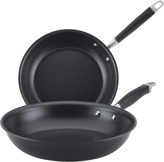 Anolon Advanced Home Hard-Anodized Nonstick Skillets Set