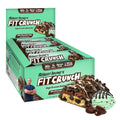 FITCRUNCH Full Size Protein Bars, 6-Layer Baked Bar - Mint Chip
