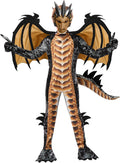 Halloween Gold Dragon Costume for Boys - Kid Dragon Wings, Tail & Mask