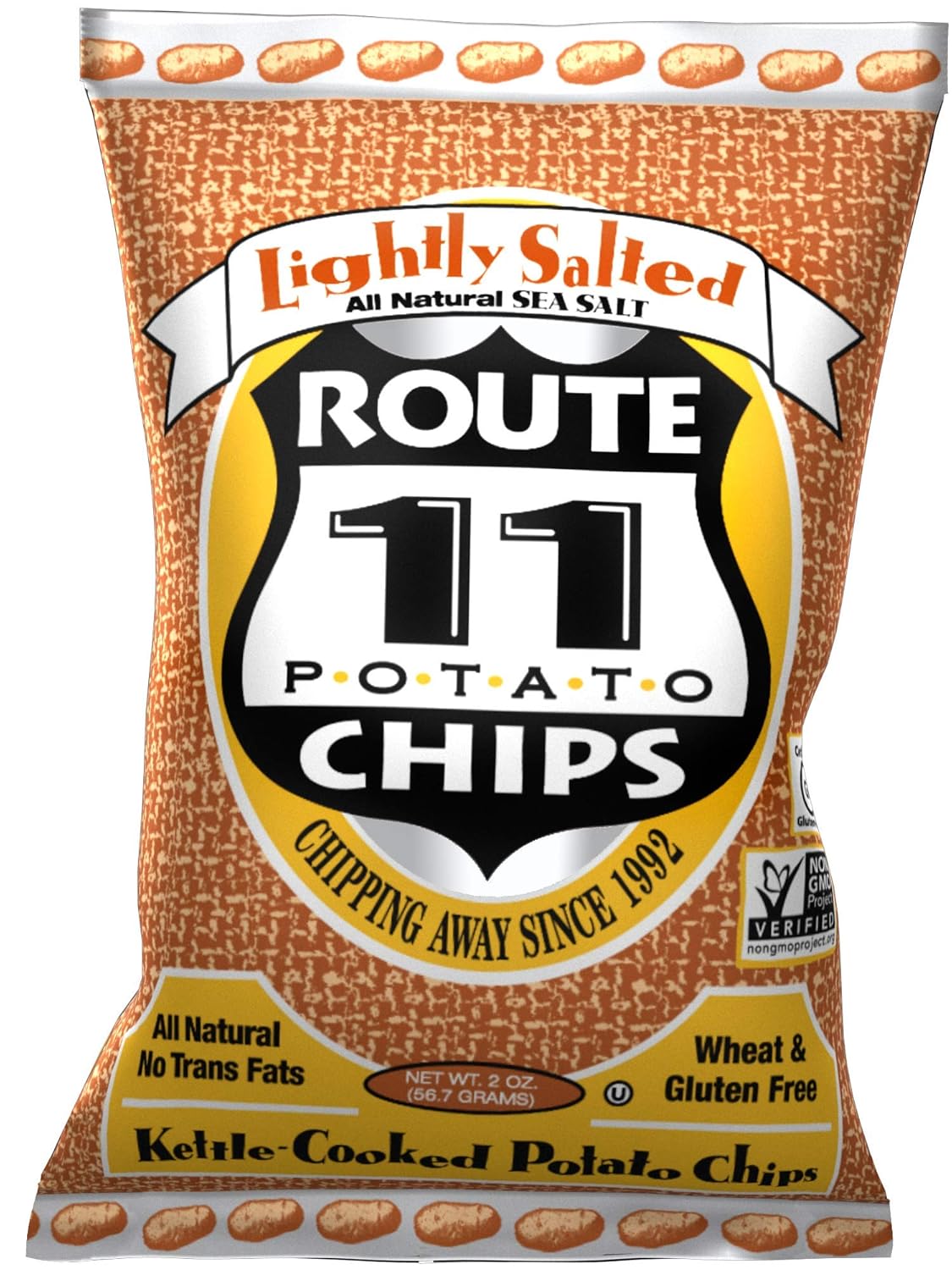Route 11 Potato Chips Lightly Salted 30 Bags for Perfect Crunch