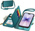 TUCCH Detachable Crossbody Wallet Case for iPhone 17 - All-in-One