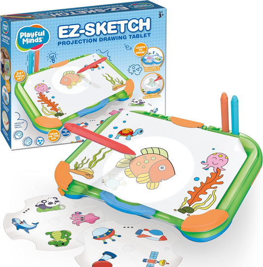 Playful Minds EZ Sketch Projector: Trace, Color & Create Magic!