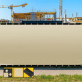 Customized 8 ft x 126 ft Beige Fence Privacy Screen - Heavy Duty