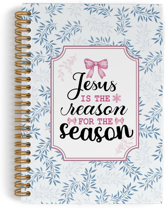 Jesus-Themed Spiral Notebook - Ideal Gift for Christmas!