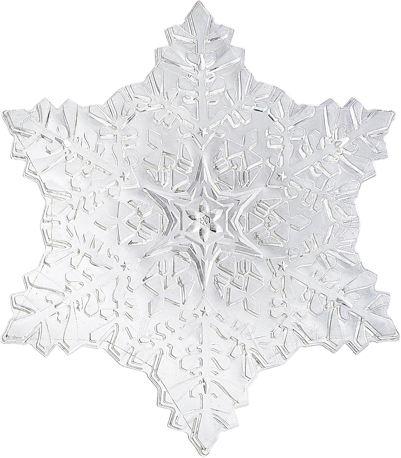 XCMAN 3D Clear Snowflake Stomp Pad - Enhance Snowboard Traction