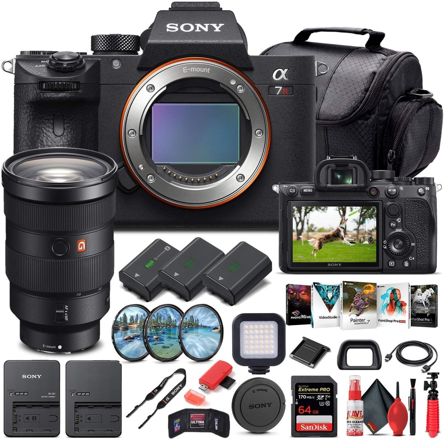 Sony Alpha a7R IV Mirrorless Camera Bundle with 24-70mm Lens