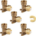 EFIELD 3/4in Push Fit x 3/4in Female NPT Drop-ear Elbows (Pack of 5)