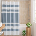 Madison Park Waffle Weave Shower Curtain 108x72 - Spa Texture & 3M