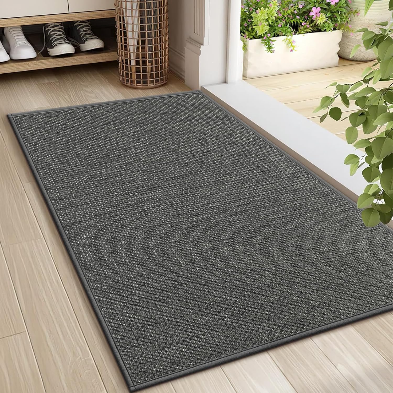 LEKEEPGO Non Slip Door Mat 24x36 for Indoor Entrance Use