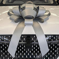 CarBowz Big Silver Car Bow 30in - Giant Magnetic Gift Bow