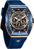 Mens Watches Luxury Tonneau Quartz Watch for Men - Elegant Sport Style