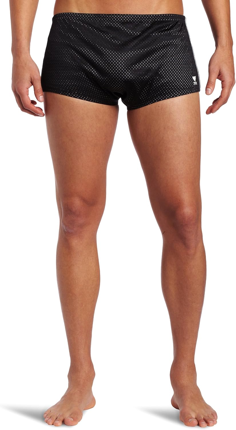 TYR Men's Poly Mesh Trainer Swim Suit for Enhanced Performance