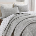 SahSahCasa King Size Cotton Quilt Set - Lightweight All-Season Comfort