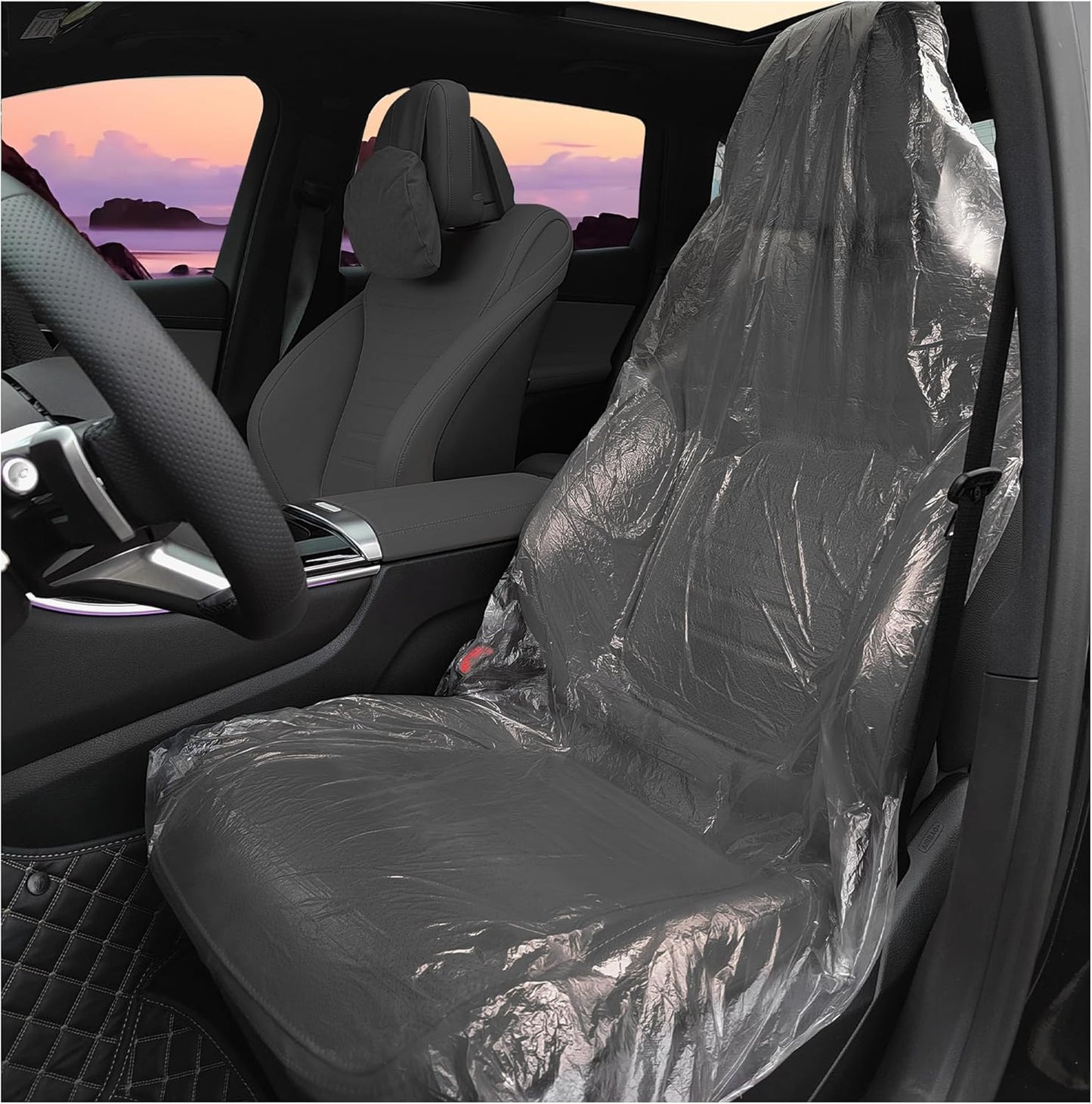 Carleef 50PCS Disposable Seat Covers: Keep Interior Tidy!
