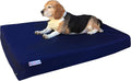 Medium Orthopedic Dog Bed 35x20x4 in Navy - Memory Foam Support
