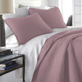 Full/Queen Quilt Set Lavender - Lightweight Quilted Coverlet