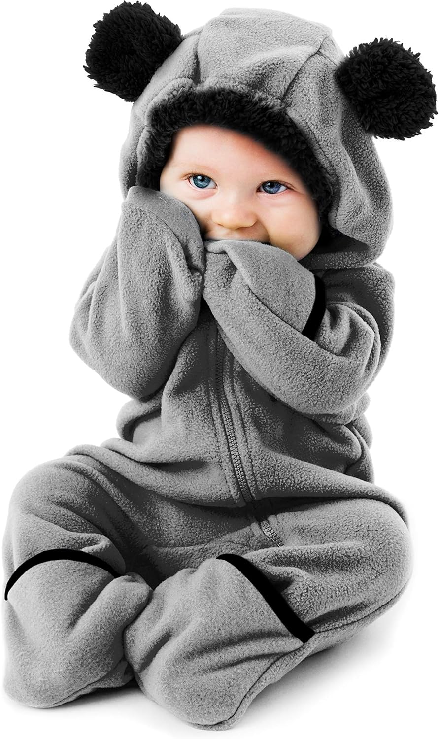 Cuddle Club Fleece Baby Bunting Bodysuit for Warmth & Comfort