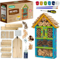 Premium Bug Hotel Kit DIY Cedar Wood Insect House - Educational Craft