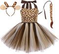 Toddler Girls Jungle Safari Animals Costume Dress Up Set - Cute Party