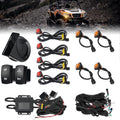 KEMIMOTO UTV Turn Signal Kit with 110DB Horn for Safety