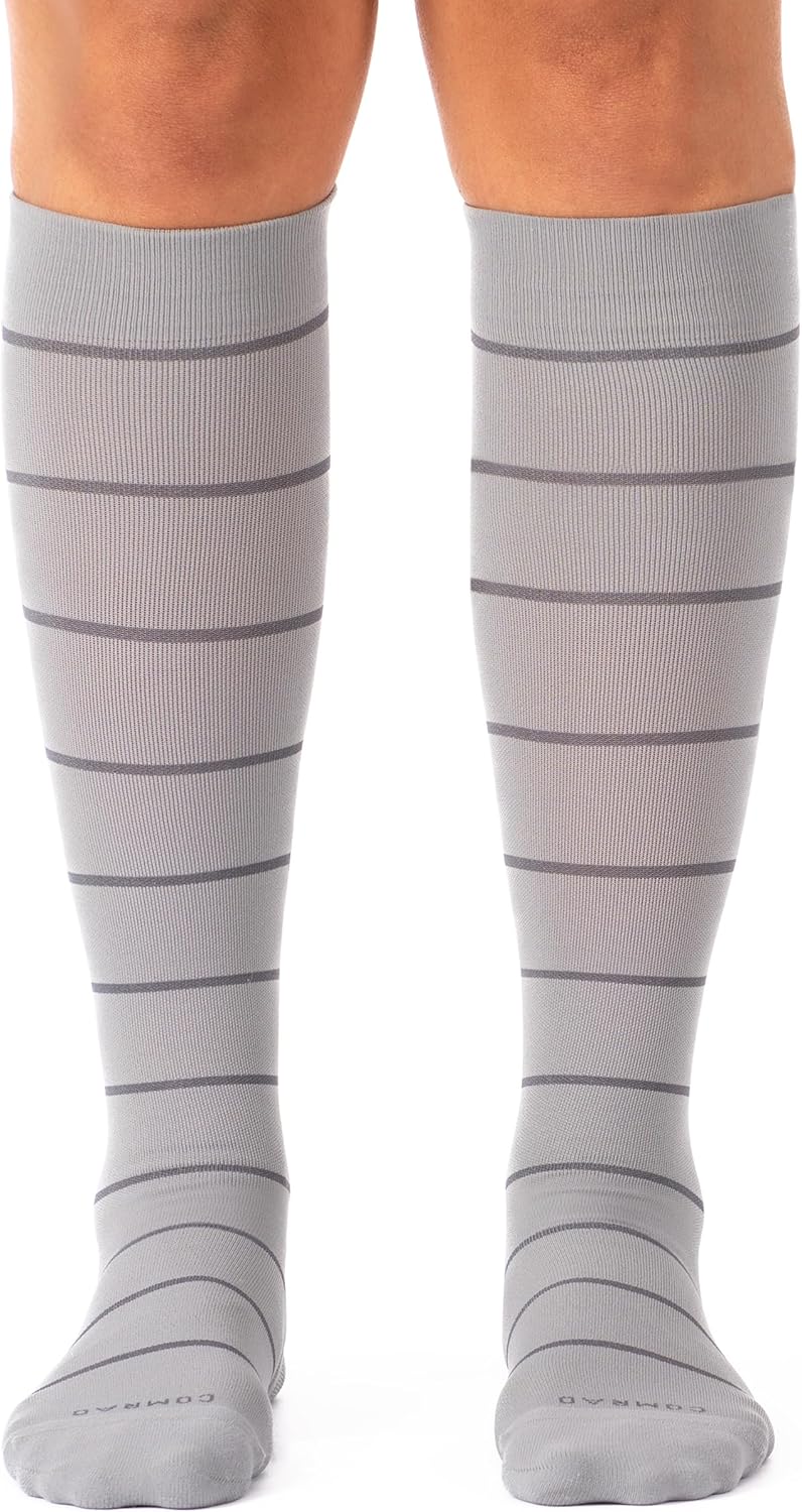 Comrad Nylon Knee High Compression Socks for All-Day Support