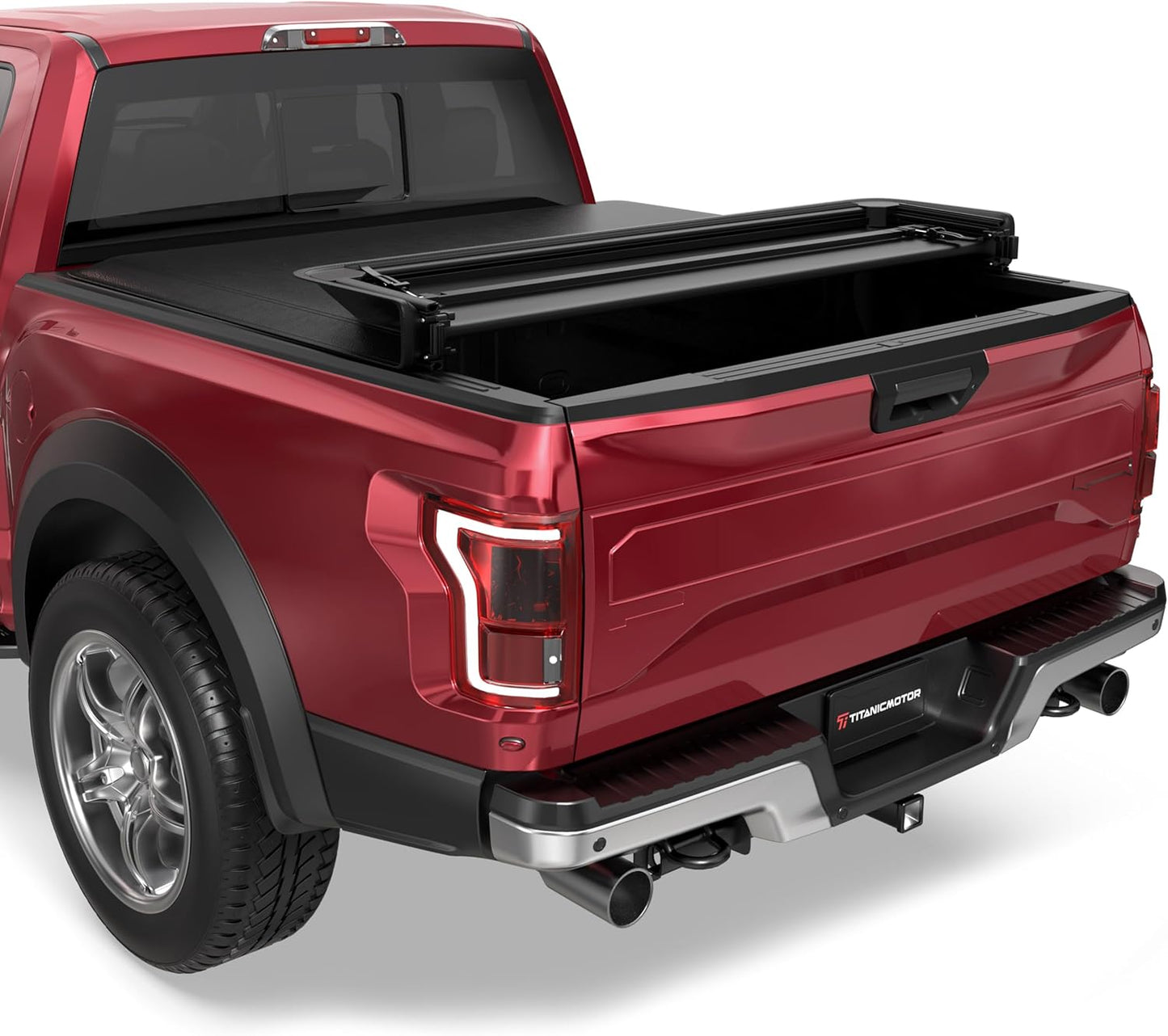 Soft Quad Fold Truck Bed Tonneau Cover for 2015-2025 Ford F-150
