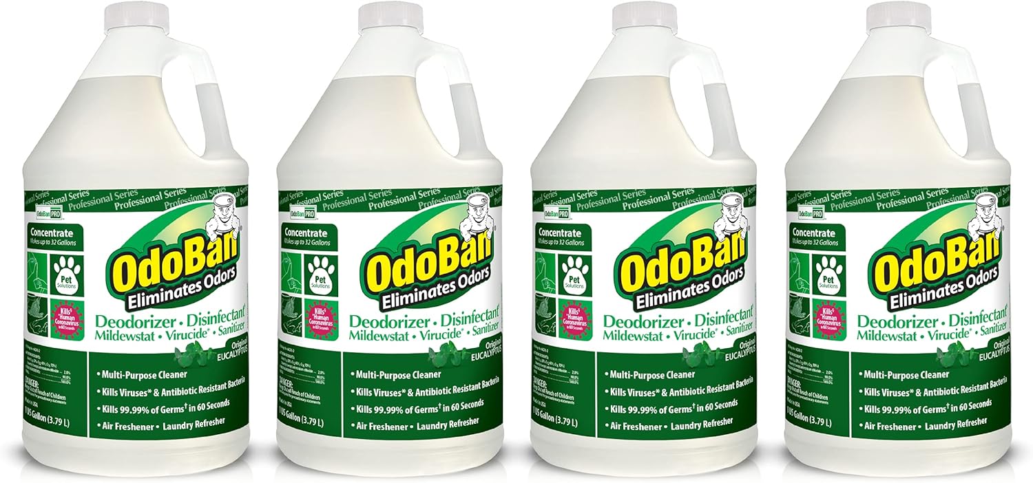 OdoBan Professional Disinfectant and Odor Eliminator 4-Pack