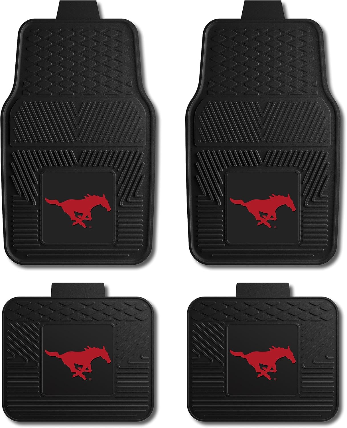Fanmats Southern Methodist University Mustangs Car Mats Set
