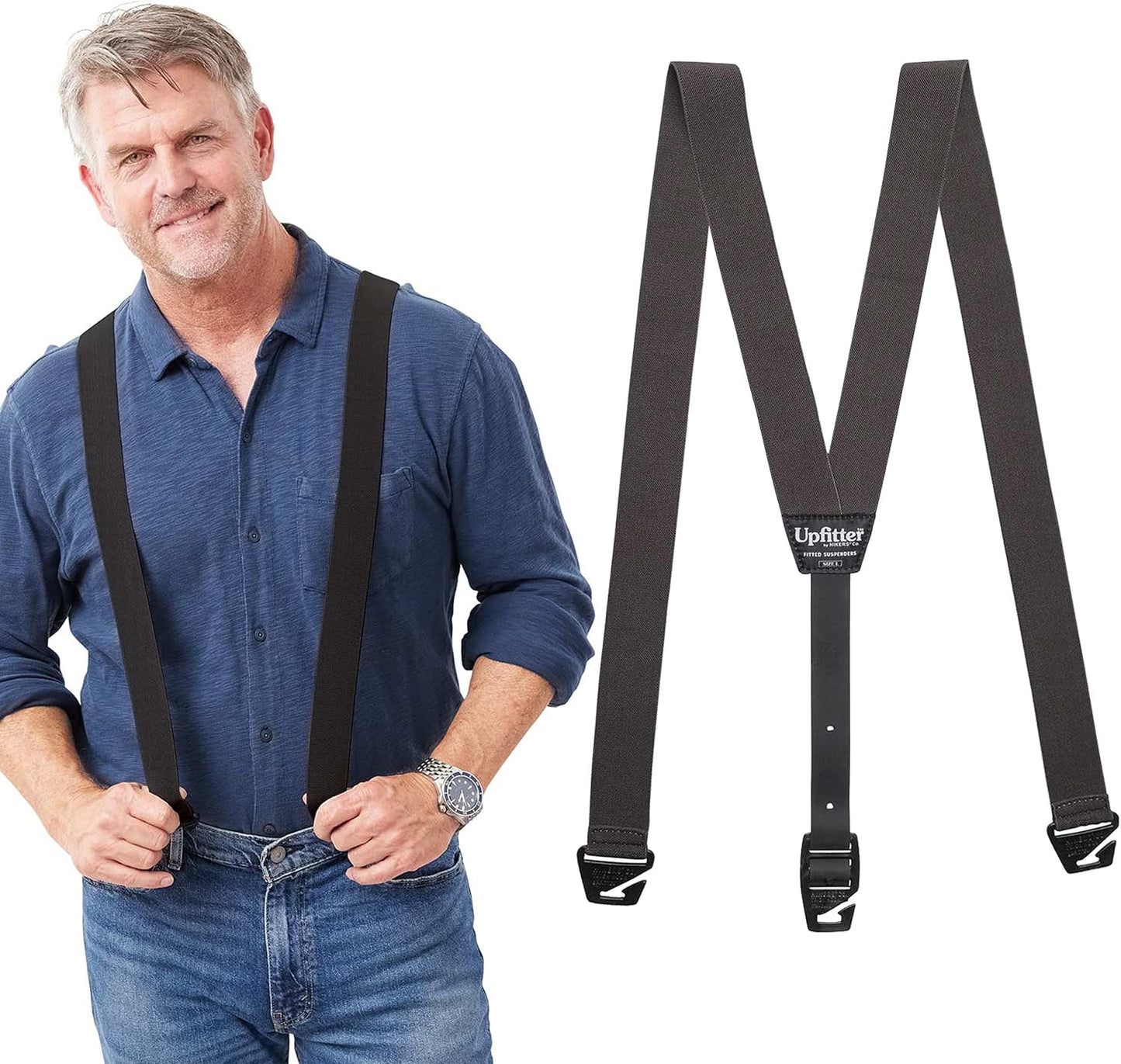HIKERS Upfitter Hidden Suspenders for Men - Comfort & Style