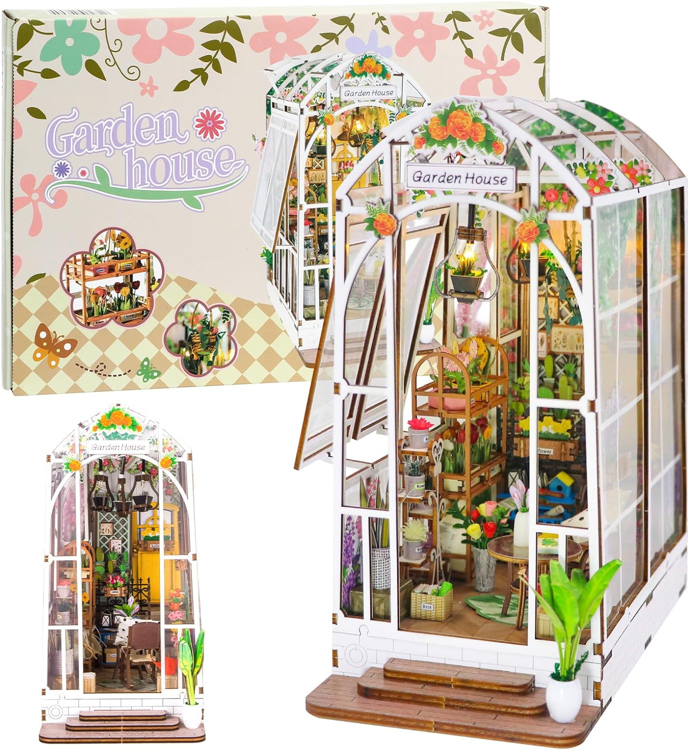 Book Nook Kits for Adults - Miniature House Dollhouse Decor