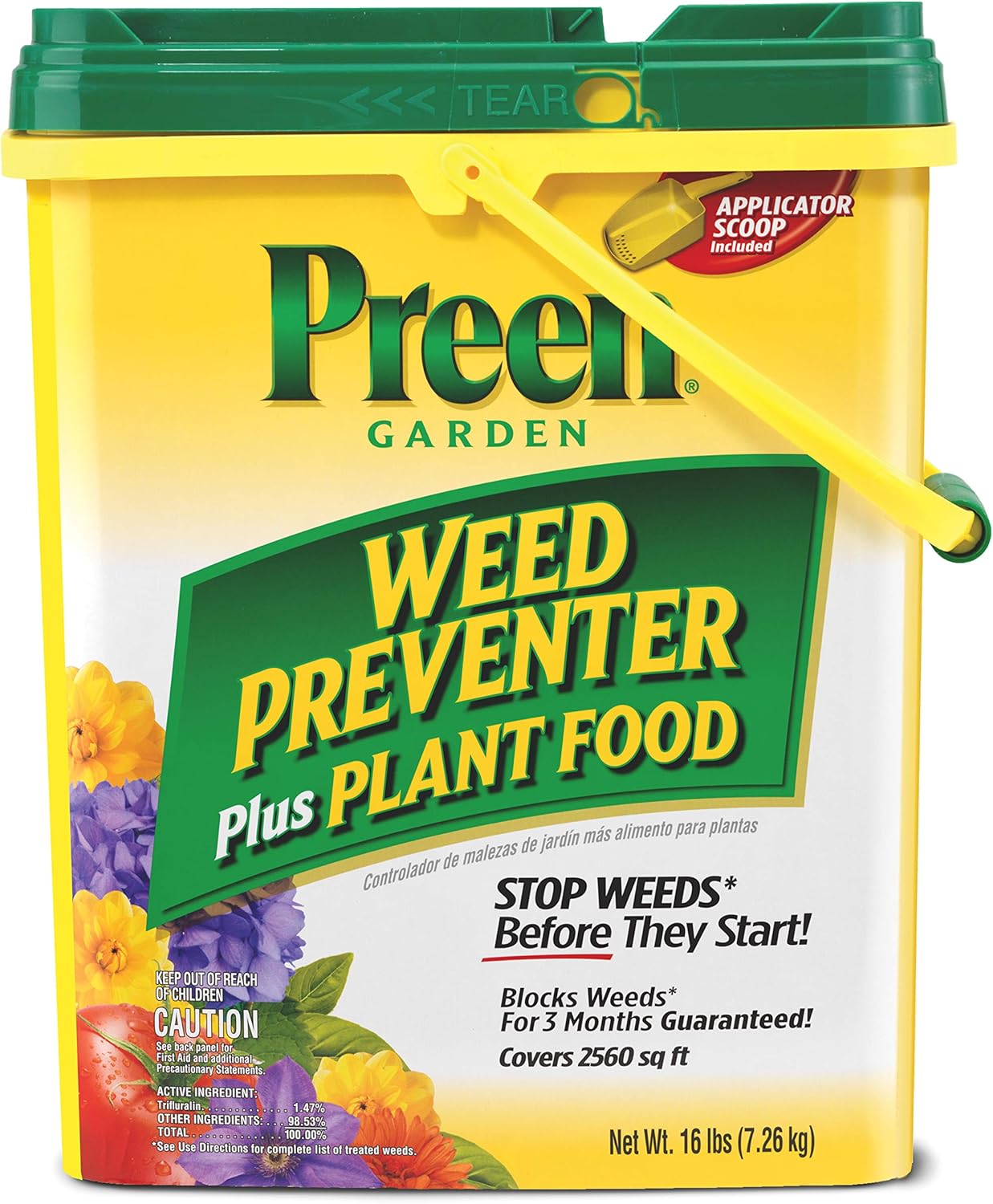 Preen Garden Weed Preventer Plus Plant Food for Healthy Plants