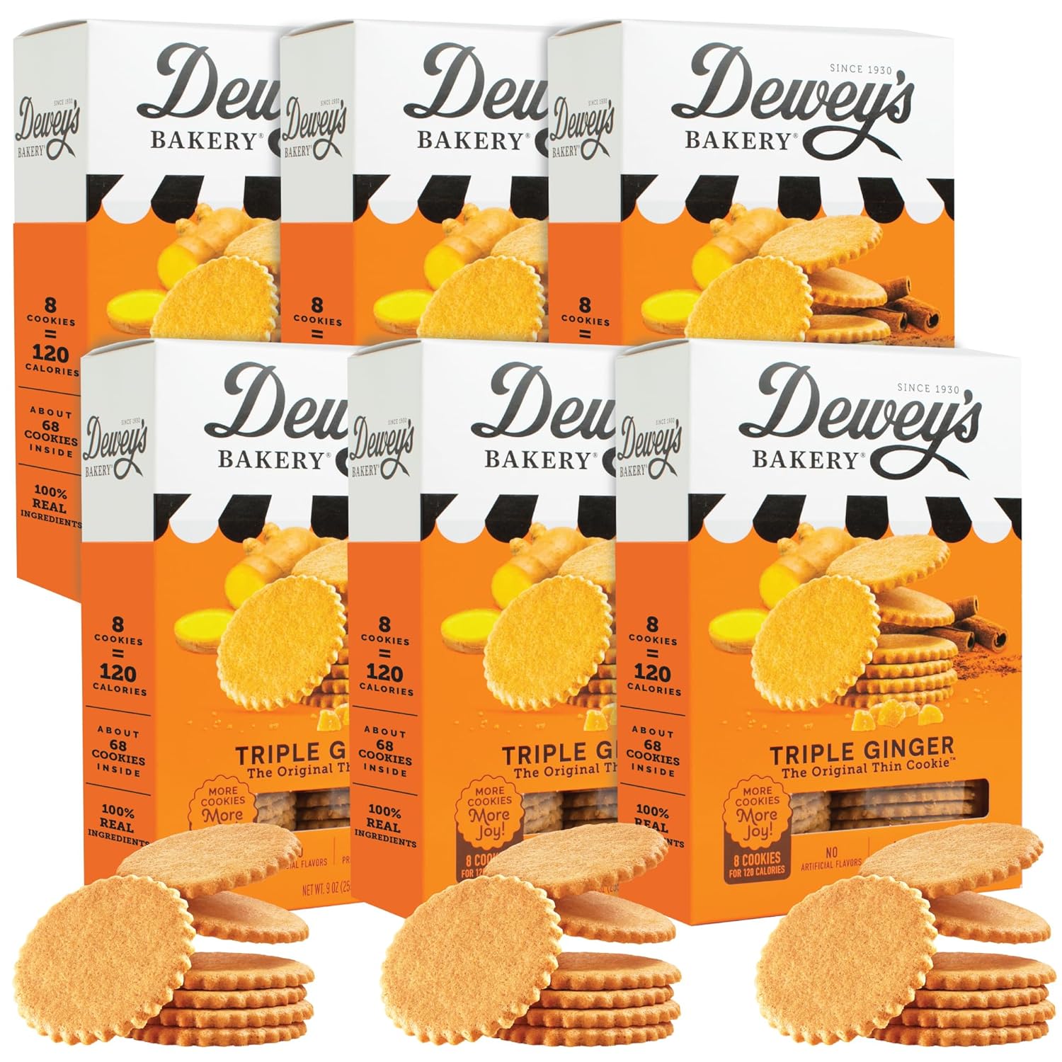 Deweys Bakery Triple Ginger Moravian Style Cookie Thins Review