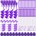 Purple Team Spirit Accessories Set 360 pcs - Bulk Game Day