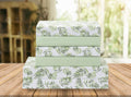 Elegant Comfort Luxury Soft Bed Sheets Palm Leaves Pattern - Queen