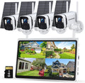 Solar Security Cameras Wireless Outdoor 2.5K 4MP UHD - Solar Battery