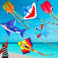 Large Kite Set for Kids and Adults - 6 Pack Ocean Style kites