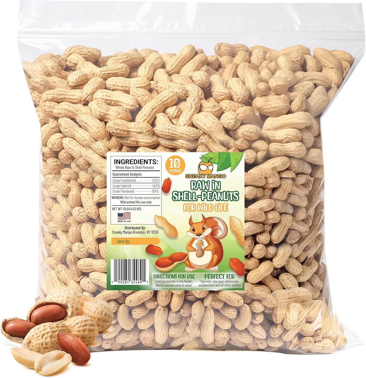 Premium Quality Raw Peanuts in Shell for Wildlife Feeding