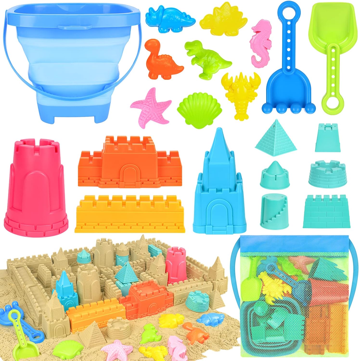 Portable Beach Toy Set for Kids - Hours of Fun!