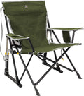 Kickback Rocker Camping Chair - Portable Low-Profile Rocking Seat