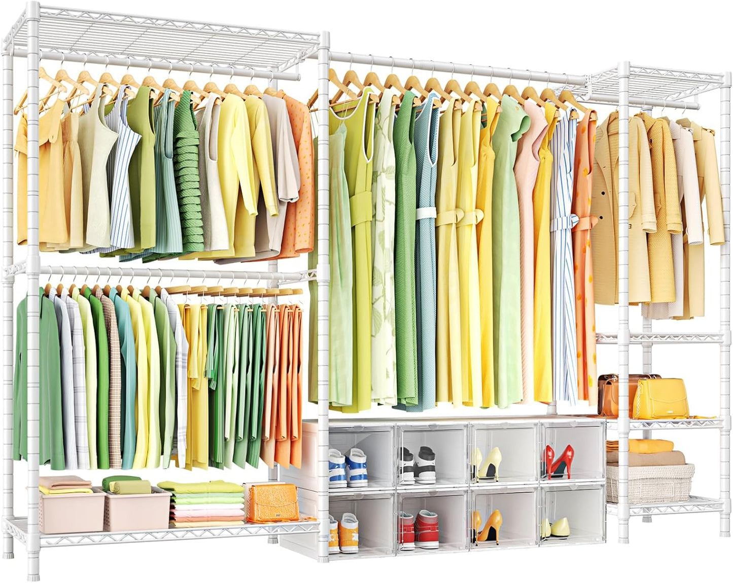 Ulif E10 Clothes Rack: Adjustable Portable Garment Organizer